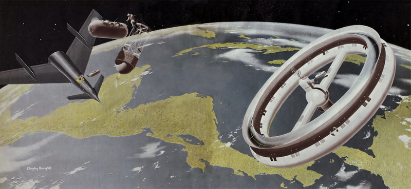 Illustration for article titled The Beautiful Art That Helped Inspire Space Travel